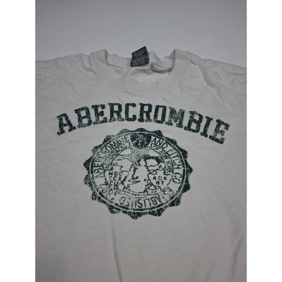 Vintage Abercrombie and Fitch Muscle T Shirt Single Stitch Sz Med 90s Y2K - Picture 2 of 5